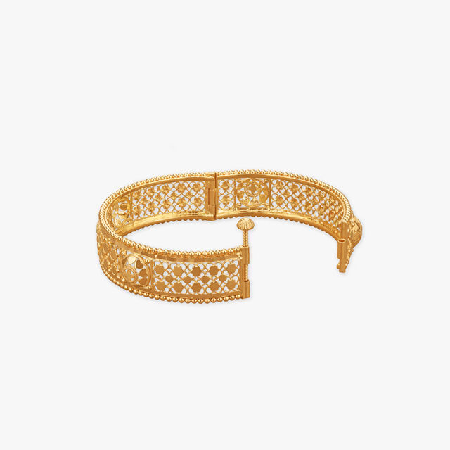 Regal Filigree Gold Bangles
