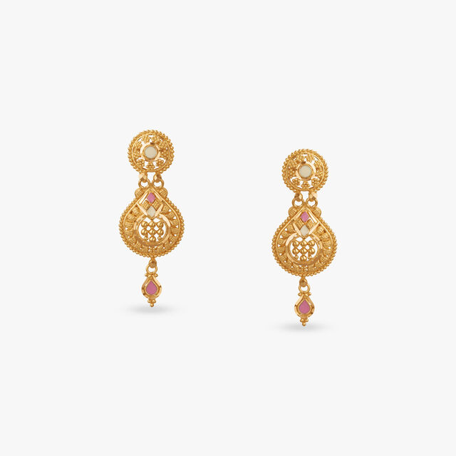 Enchanted Bloom Gold Necklace Set 3
