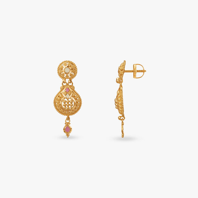 Enchanted Bloom Gold Necklace Set 4