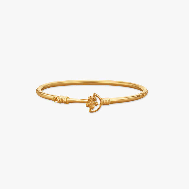 Opulent Regal Gold Bangle 