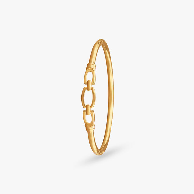 Chic Link Gold Bangle 2