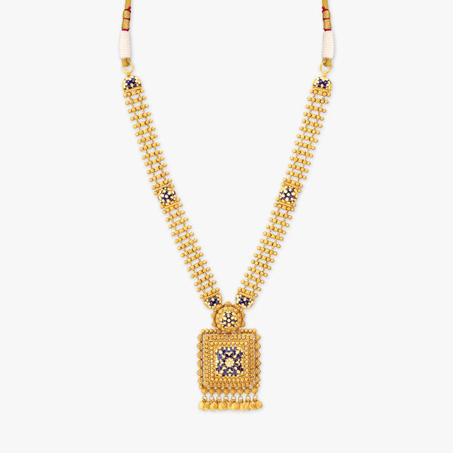 Square Enamel Medallion Necklace Set 2