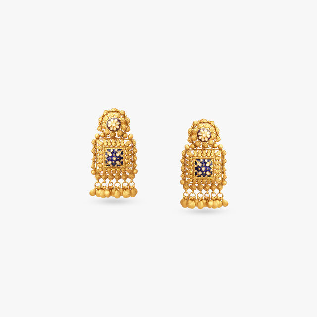 Square Enamel Medallion Necklace Set 3