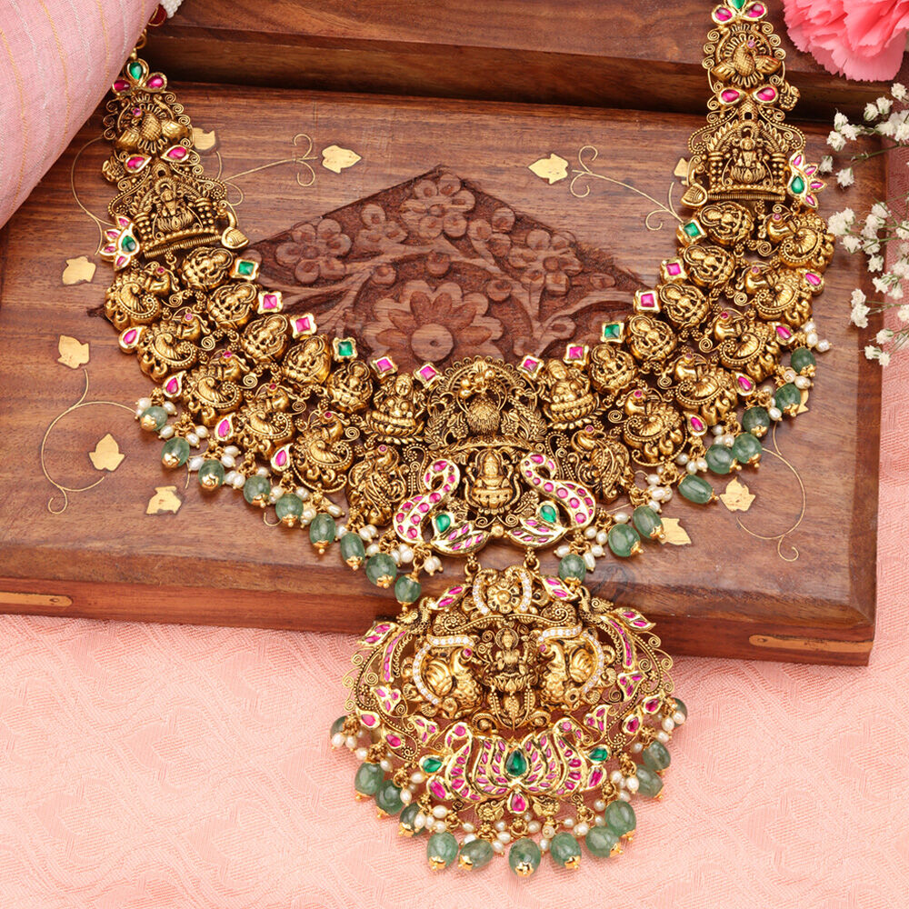 Tanishq lakshmi necklace deals
