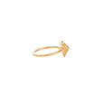 Mia by Tanishq 18KT Yellow Gold Finger Ring with Hexagon Design,,hi-res 2