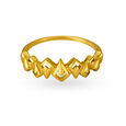 Mia by Tanishq Friends of Bride 18KT Yellow Gold Finger Ring with Kite Design,,hi-res 2