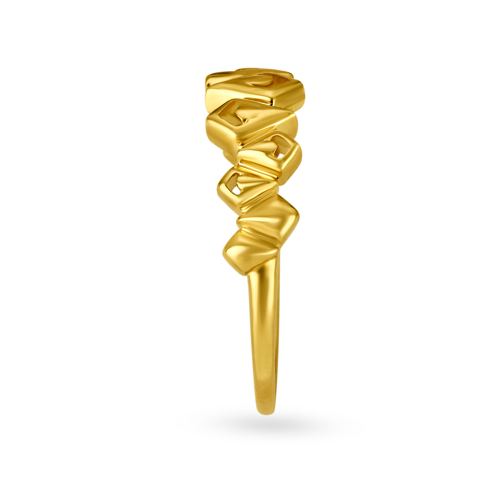 Buy Mia by Tanishq Friends of Bride 18KT Yellow Gold Finger Ring with ...