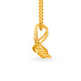 18KT Yellow Gold Lighter Side Of Work Pendant 2