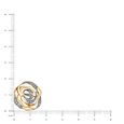 Mia by Tanishq 18KT Yellow Gold Diamond Stud Earrings with Open Floral Design,,hi-res 4