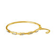 18KT Yellow Gold Colours at Work Bangle 