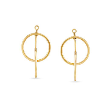 Mia Glintz by Tanishq 18KT Yellow Gold Drop Earrings