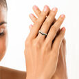 Mia by Tanishq Friends of Bride 18KT Yellow Gold Diamond Duet Finger Ring,,hi-res 5