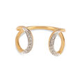 Mia Multitaskers by Tanishq 18KT Yellow Gold Diamond Finger Rings 2