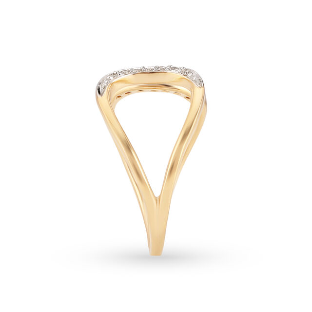 Mia Multitaskers by Tanishq 18KT Yellow Gold Diamond Finger Rings 3