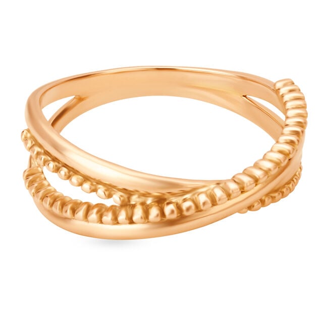 Mia All-Rounders by Tanishq 18KT Yellow Gold Finger Ring,,hi-res 2