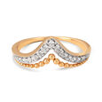 Mia All-Rounders by Tanishq 18KT Yellow Gold Diamond Finger Ring,,hi-res 