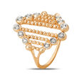 Mia All-Rounders by Tanishq 18KT Yellow Gold Diamond Finger Ring with Triangle Design,,hi-res 