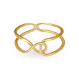 Mia Glintz by Tanishq 18KT Yellow Gold Finger Ring,,hi-res 