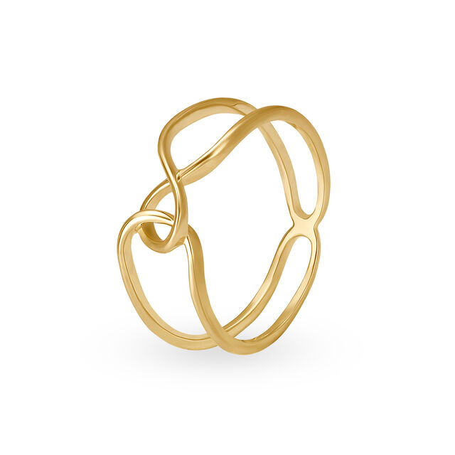 Mia Glintz by Tanishq 18KT Yellow Gold Finger Ring 5