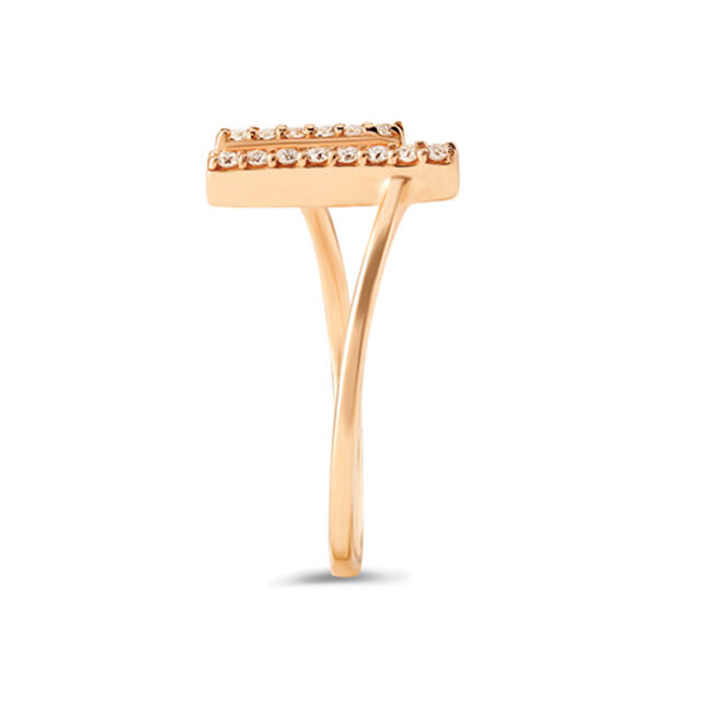 18 kt Rose Gold Finger Ring 3