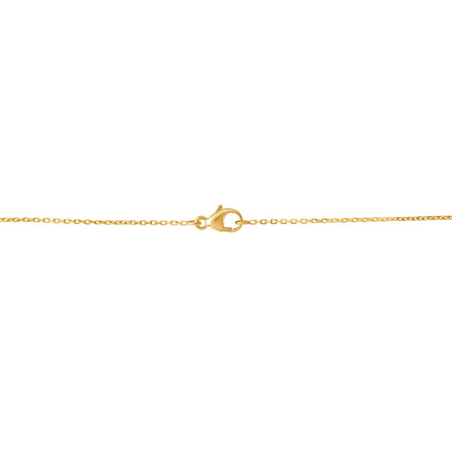 Mia Glintz by Tanishq 18KT Yellow And White Gold Diamond Pendant And Chain 2