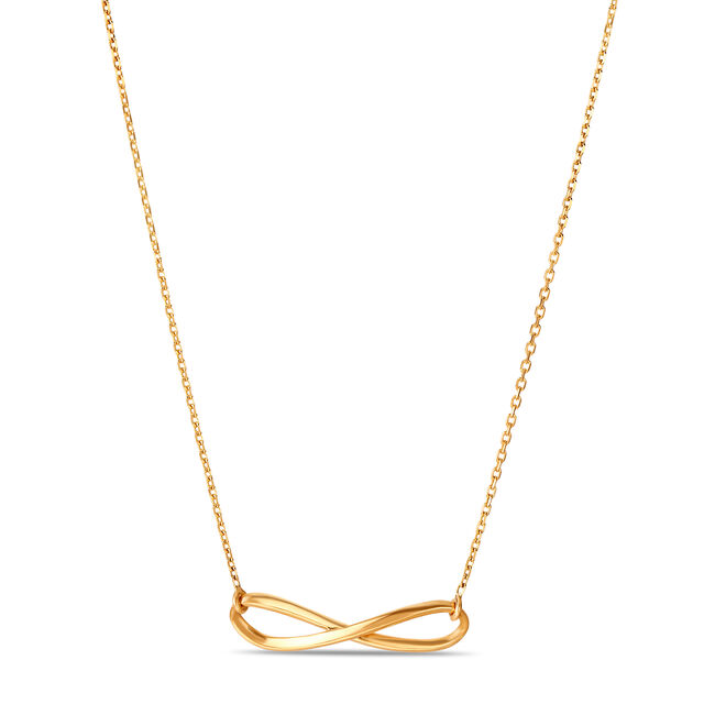 Mia by Tanishq Friends of Bride 18KT Yellow Gold Necklace,,hi-res 