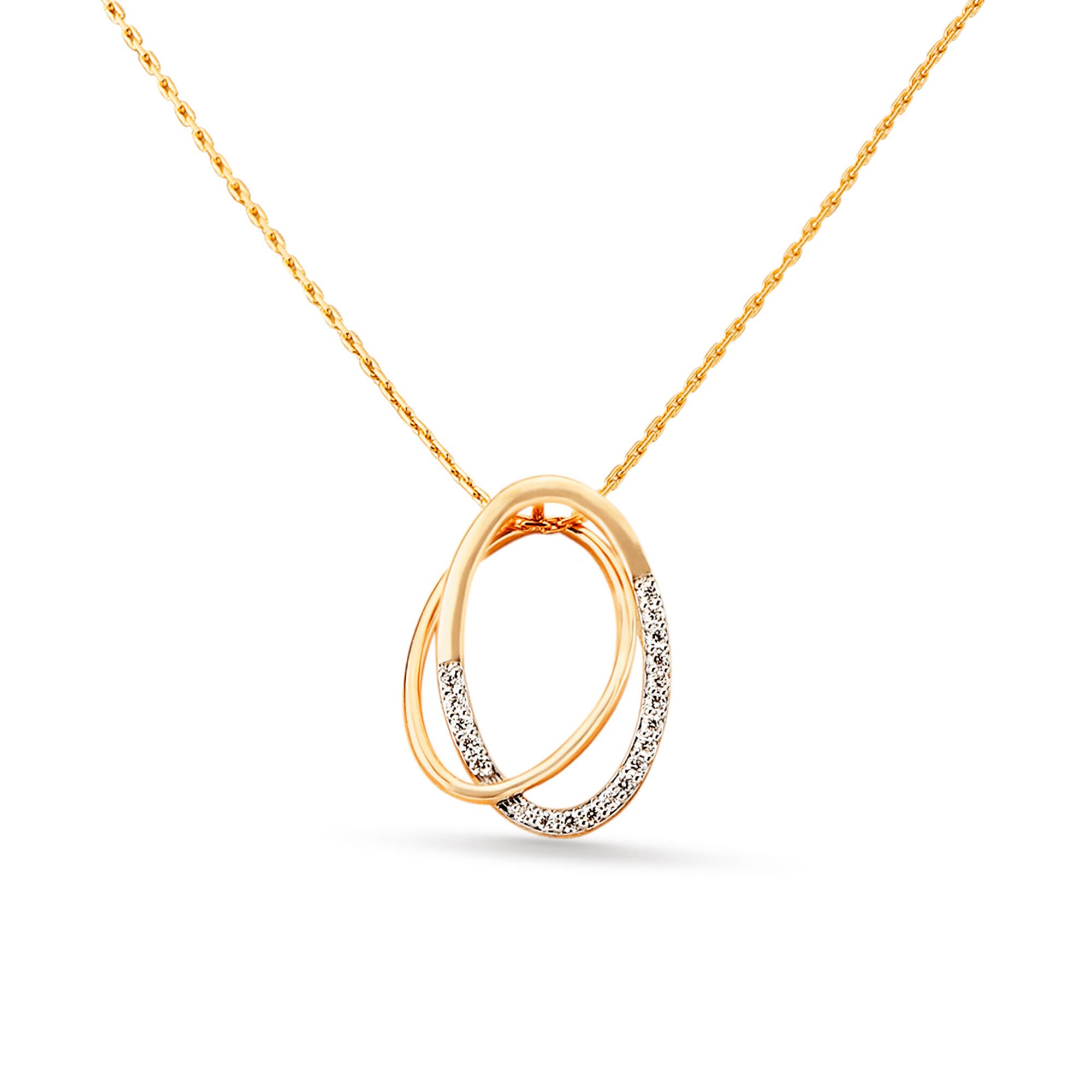 Buy Mia Glintz by Tanishq 18KT Yellow Gold And Diamond Pendant at Best Price Tanishq UAE