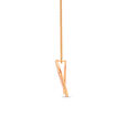 Mia Glintz by Tanishq 18KT Rose Gold Diamond And Sapphire Pendant 2