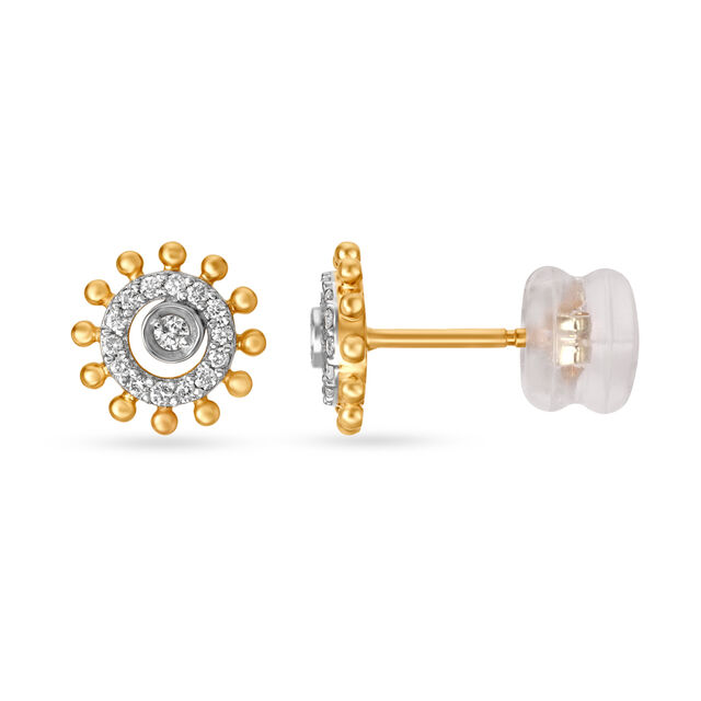 18KT Yellow Gold Earrings