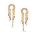 Mia by Tanishq 18KT Yellow Gold Diamond Drop Earrings,,hi-res 