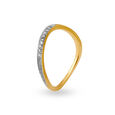 Delicate Arc Gold Ring 