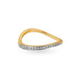 Delicate Arc Gold Ring 2