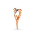 18KT Rose Gold Diamond Finger Ring,,hi-res 3