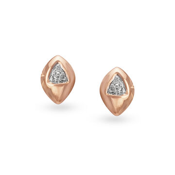 Mia by Tanishq 18KT Yellow Gold Diamond Stud Earrings