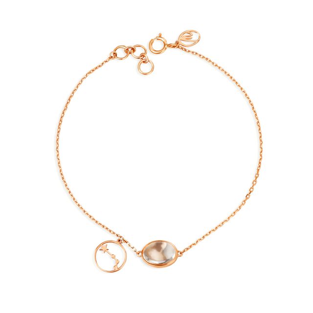 Minimalist Charm Rose Gold Bracelet,,hi-res 