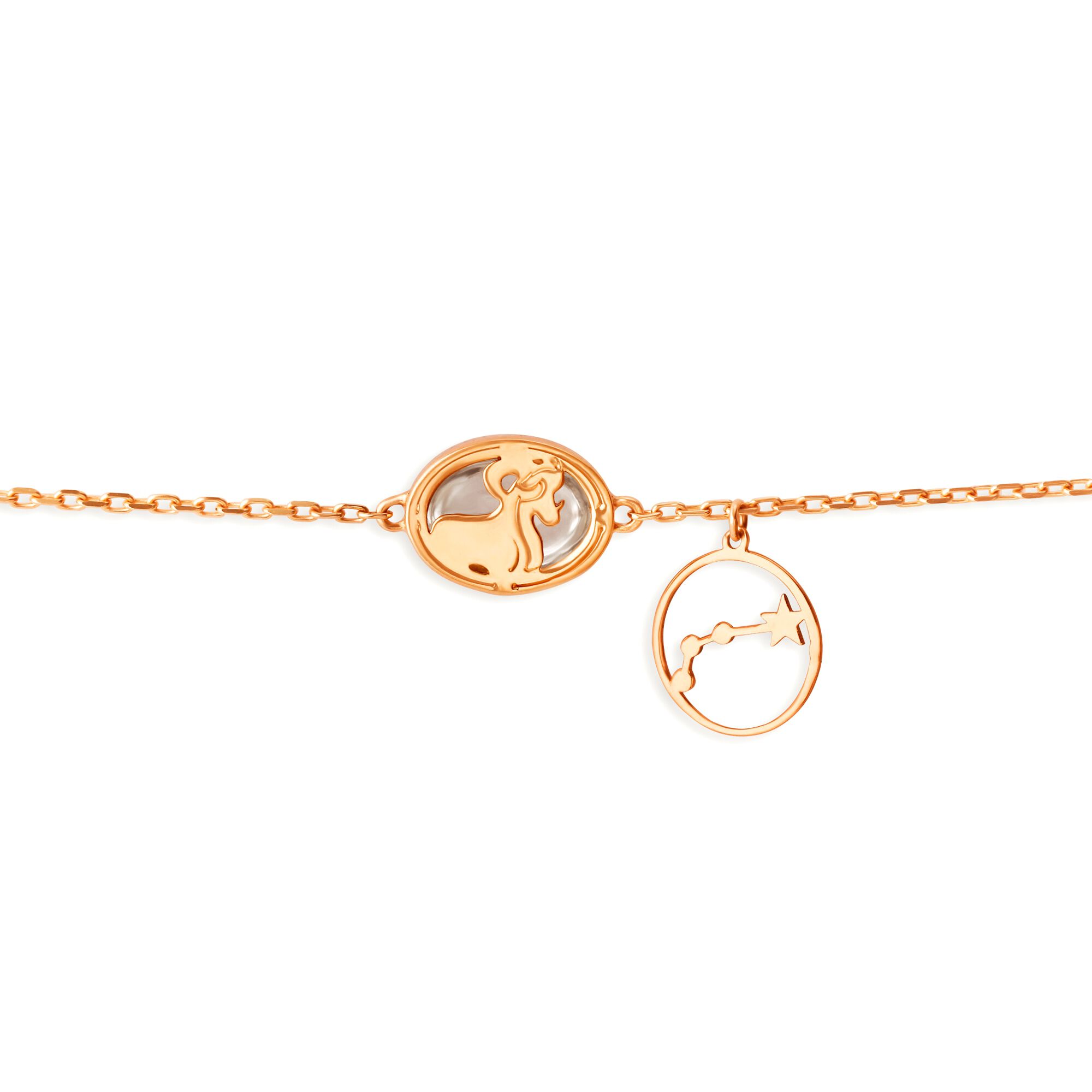 Buy 18KT Rose Gold Aries Birthstone Bracelet at Best Price Tanishq US