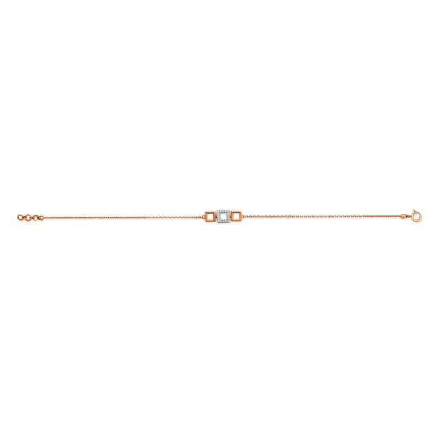 18KT Rose Gold Bracelet,,hi-res 2