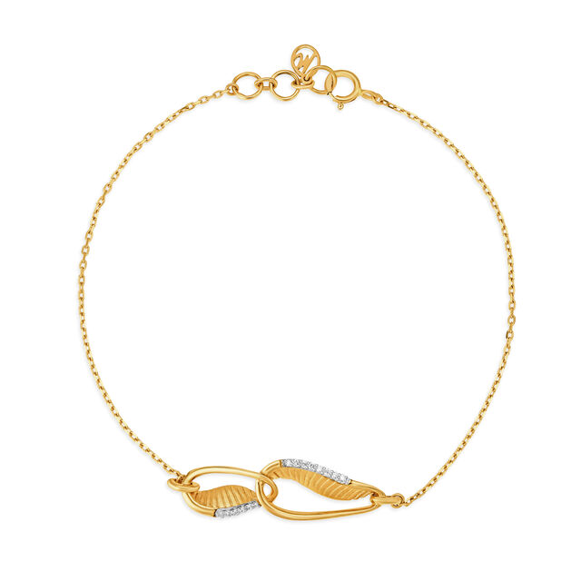18KT Rose Gold Diamond Bracelet,,hi-res 