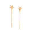 Mia Glam by Tanishq 18KT Rose Gold Drop Earrings with Star Design,,hi-res 