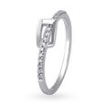 Mia by Tanishq 18KT White Gold Diamond Finger Ring 2