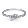 Mia by Tanishq 18KT White Gold Diamond Finger Ring 3