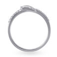 Mia by Tanishq 18KT White Gold Diamond Finger Ring 4