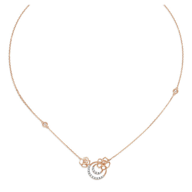 18KT Rose Gold Diamond Neckwear,,hi-res 2