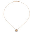 18KT White And Rose Gold Diamond Pendant And Chain,,hi-res 
