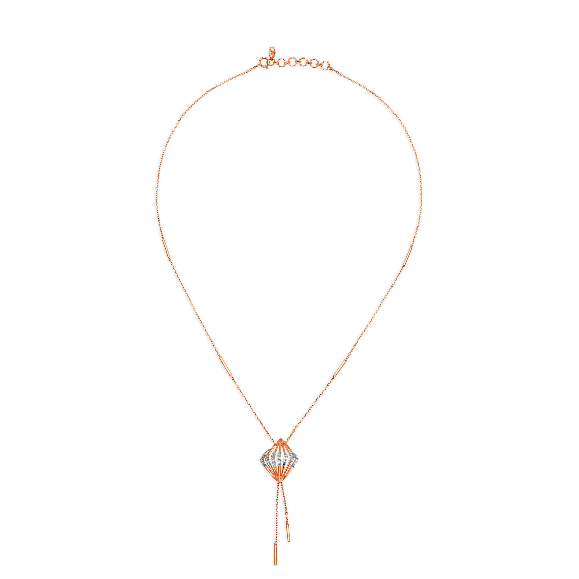 Buy Mia by Tanishq 18KT Rose Gold Diamond Neckwear at Best Price Tanishq UAE