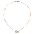 18KT White And Rose Gold Diamond Neckwear,,hi-res 