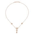 Mia by Tanishq 18KT Rose Gold Diamond Neckwear with Floral Design,,hi-res 