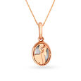 Mia 18KT Rose Gold Topaz Aries Birthstone Pendant,,hi-res 3