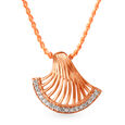 Mia by Tanishq 18KT Rose Gold Diamond Pendant,,hi-res 2