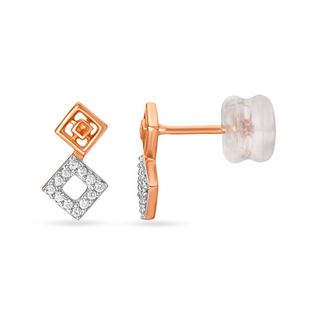 18KT Rose Gold Earrings 2